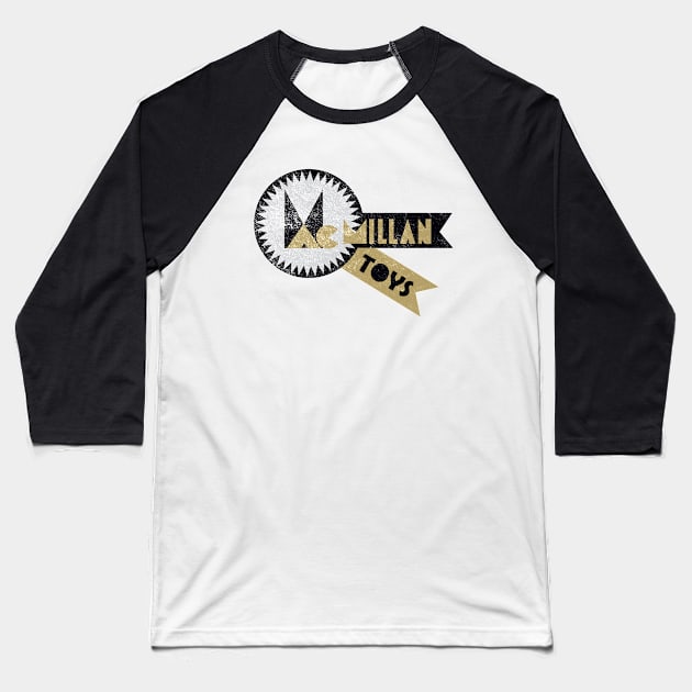 MacMillan Toys, distressed Baseball T-Shirt by hauntedjack